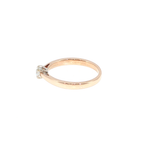 Diamond Solitaire Ring in Rose Gold