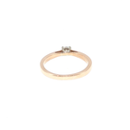 Diamond Solitaire Ring in Rose Gold