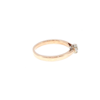 Diamond Solitaire Ring in Rose Gold