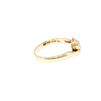 Two-Stone Diamond Bypass Ring in Yellow Gold