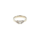 White Gold Diamond Multistone Cluster Ring