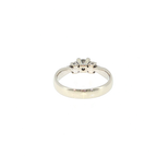 White Gold Diamond Multistone Cluster Ring