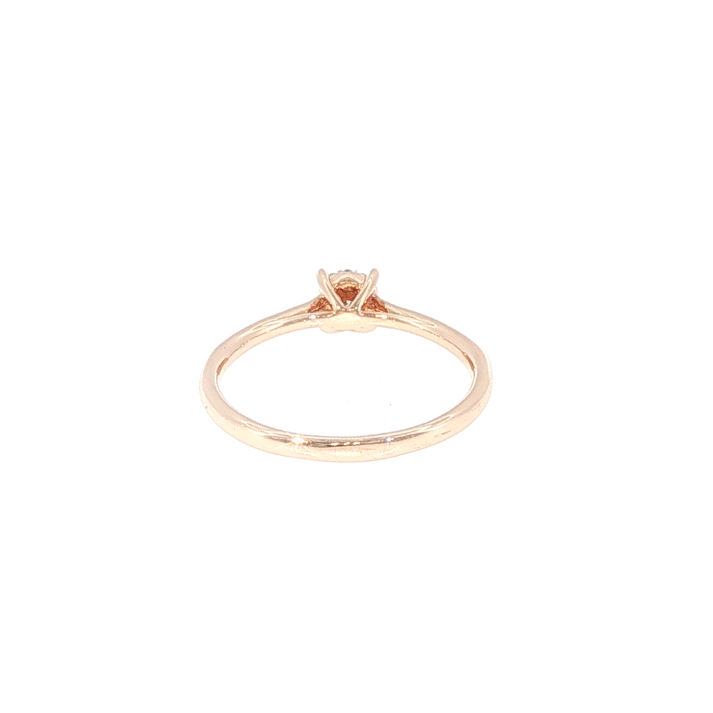 Diamond Multistone Cluster Ring in Rose Gold