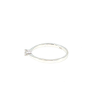 Diamond Solitaire Ring in White Gold
