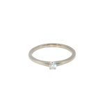 Diamond Solitaire Ring in White Gold