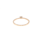 Diamond Solitaire Ring in Rose Gold