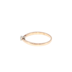 Rose Gold Diamond Solitaire Ring