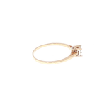 Diamond Square Cluster Ring in Rose Gold