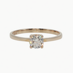 Rose Gold Diamond Solitaire Ring