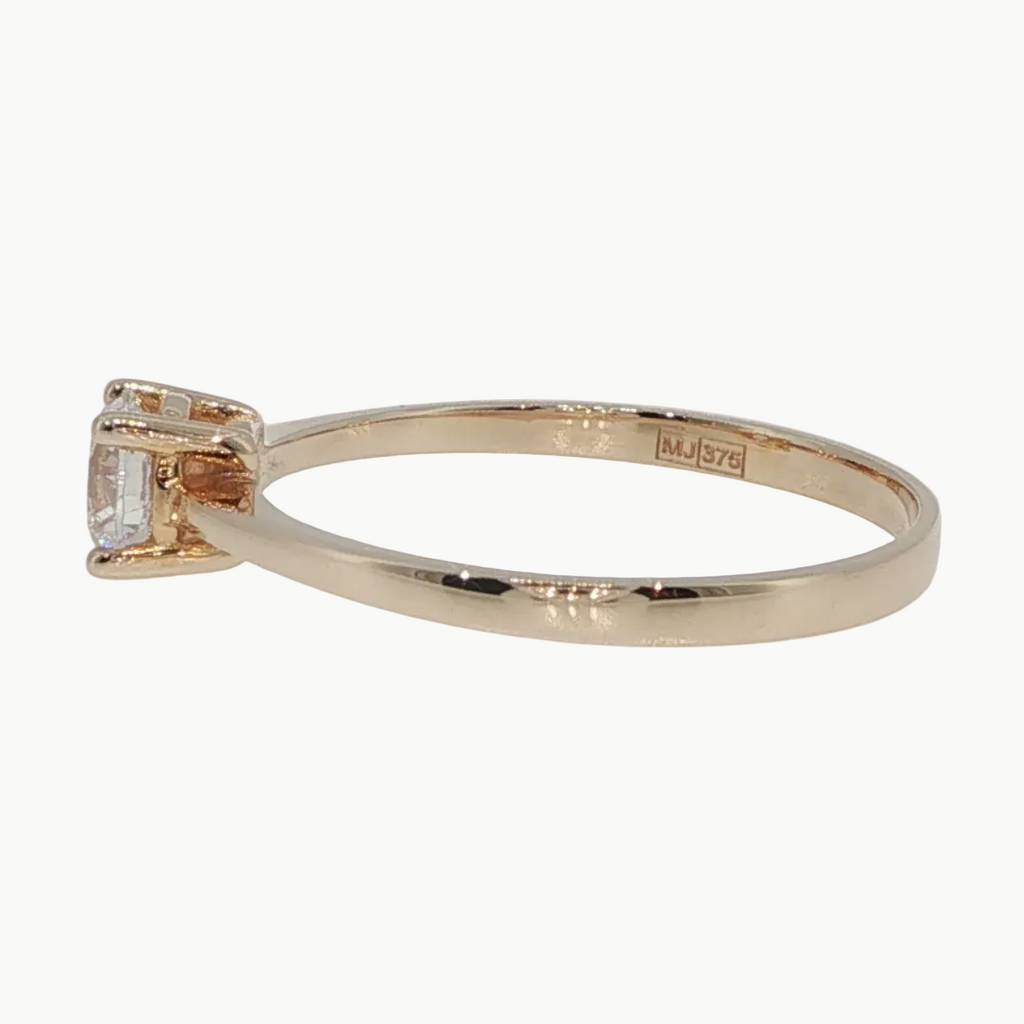 Rose Gold Diamond Solitaire Ring