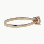 Rose Gold Diamond Solitaire Ring