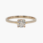 Classic Diamond Solitaire Ring in Rose Gold
