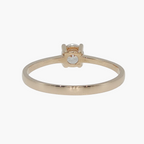 Classic Diamond Solitaire Ring in Rose Gold