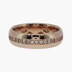 Rose Gold Diamond Channel-Set Eternity Ring