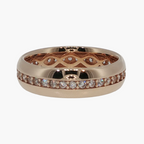 Rose Gold Diamond Channel-Set Eternity Ring