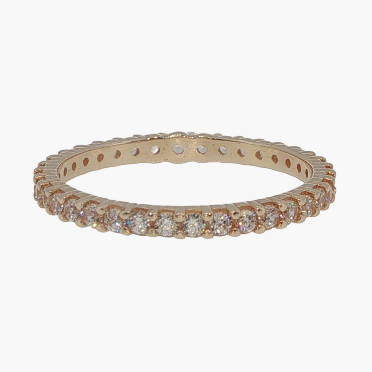 Diamond Eternity Ring in Rose Gold