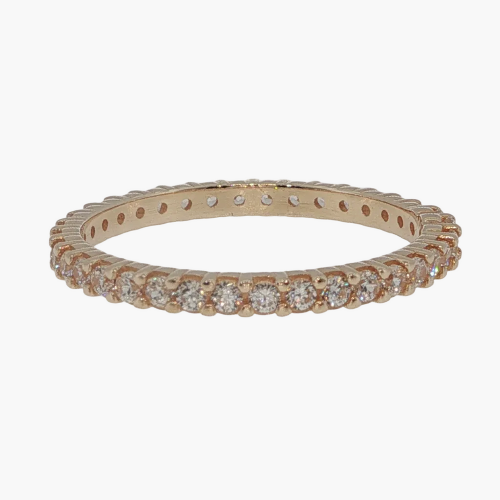 Diamond Eternity Ring in Rose Gold