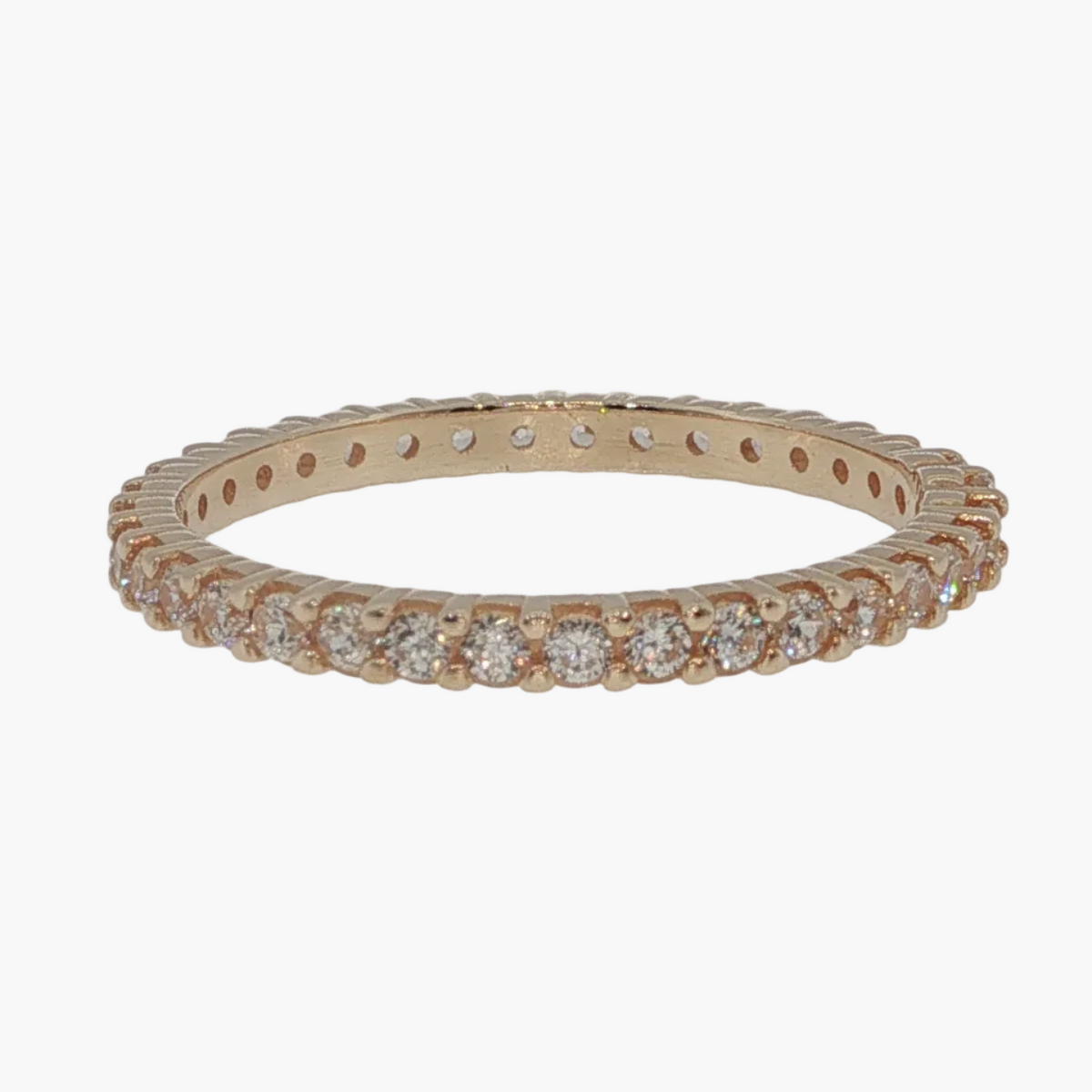Diamond Eternity Ring in Rose Gold