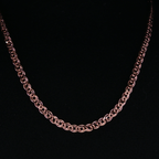 Classic Rose Gold Link Chain Necklace 45mm