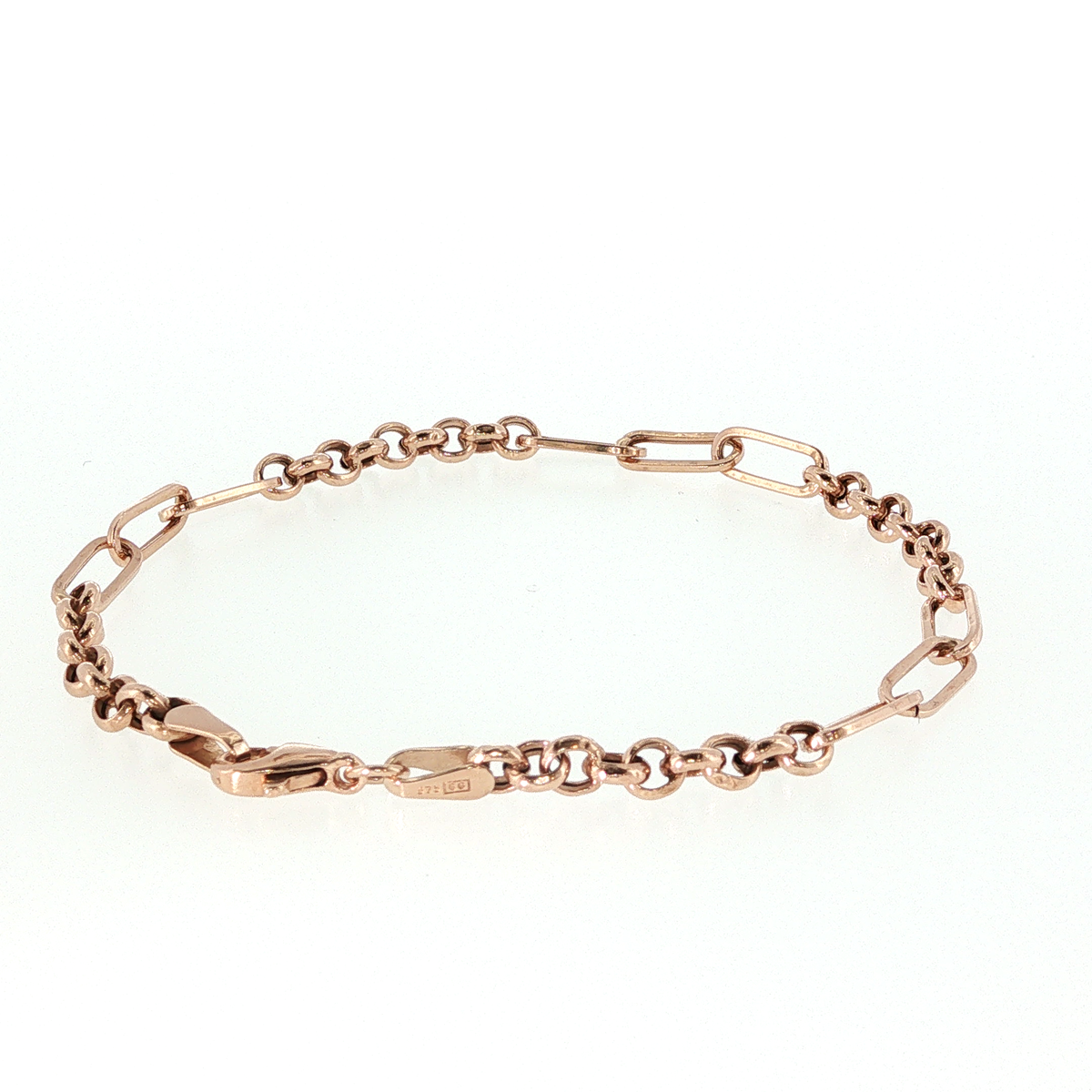 Gold Chain Bracelet 18cm