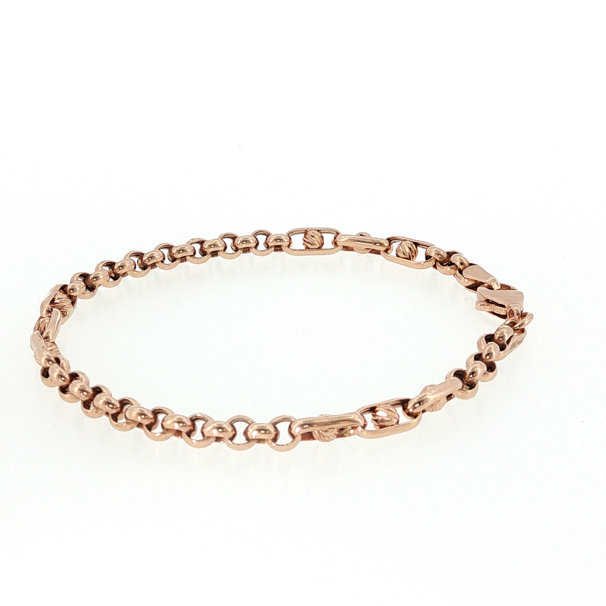 Gold Chain Bracelet 17.5cm