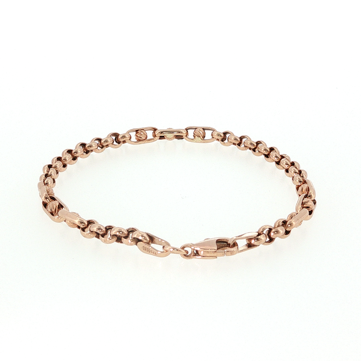 Gold Chain Bracelet 17.5cm