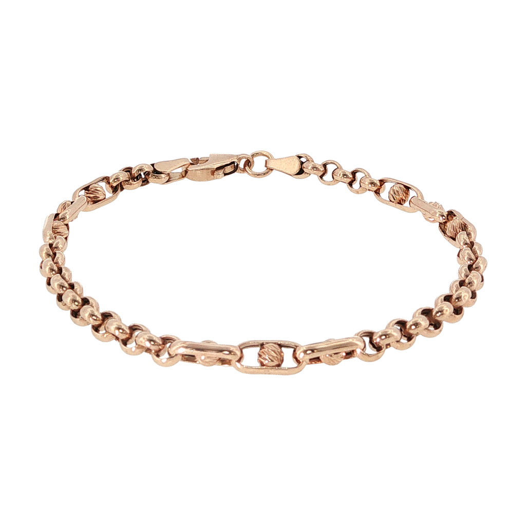 Gold Chain Bracelet 17.5cm