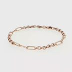 Gold Chain Bracelet 18cm