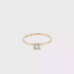 Diamond Multistone Cluster Ring in Rose Gold